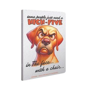 Gipta Тетрадка Nothing A4, бяла хартия, широки редове, PP корица, 60 листа