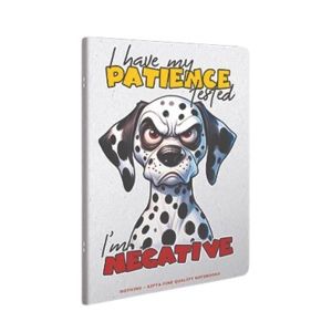 Gipta Тетрадка Nothing A4, бяла хартия, широки редове, PP корица, 60 листа