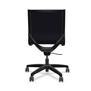 Ергономичен стол Rim Zero ZG 1351 Black, меш, пластмасова основа, черен