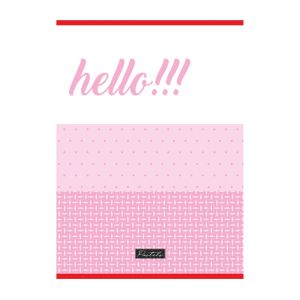 Тетрадка, A4, широки редове, офсетова хартия, мека корица, 40 листа, дизайни за момиче