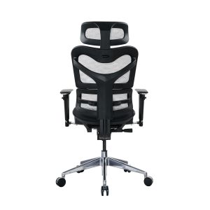 Ергономичен стол RFG TECH@GAMES, Multi-function механизъм, до 250 kg, черна седалка, бяло-черна облегалка