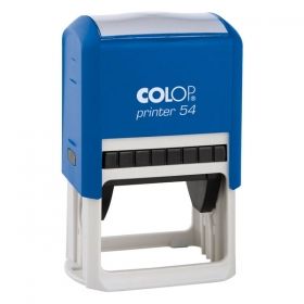 Печат правоъгълен Colop Printer 54 син