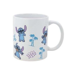 Stor Чаша Stitch Leaves Pattern, керамична, 325 ml