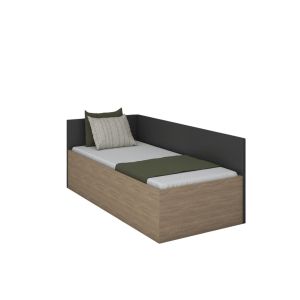 Табла RFG, странична, за единично легло, 2072 х 36 х 800 mm, ЛПДЧ, графит