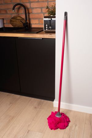 Моп York, с микрофибърни ленти, 200 g, конусовидна резба, асорти