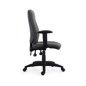 Офис стол RFG Bristol, текстил, Ergon 2l механизъм, до 130 kg, сив