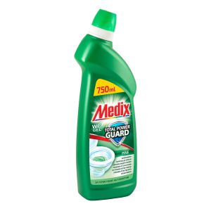 Препарат за почистване на тоалетна Medix Total Power Guard, бор, 750 ml, тъмнозелен